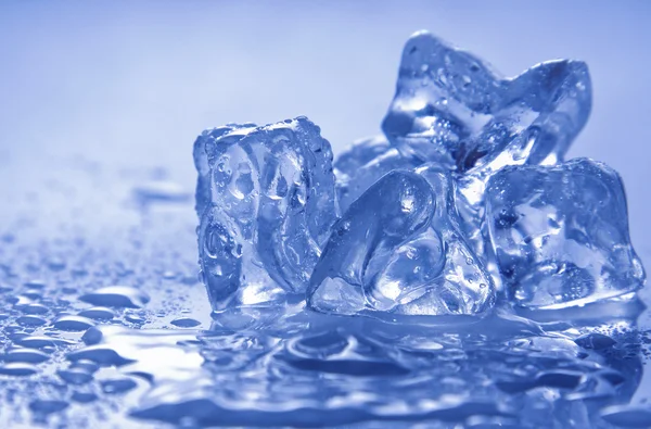 Melting ice on white — Stock Photo, Image