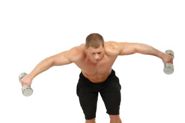 yakışıklı kaslı adam