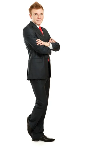 A full-length ortrait of a successful businessman — Stock Photo, Image