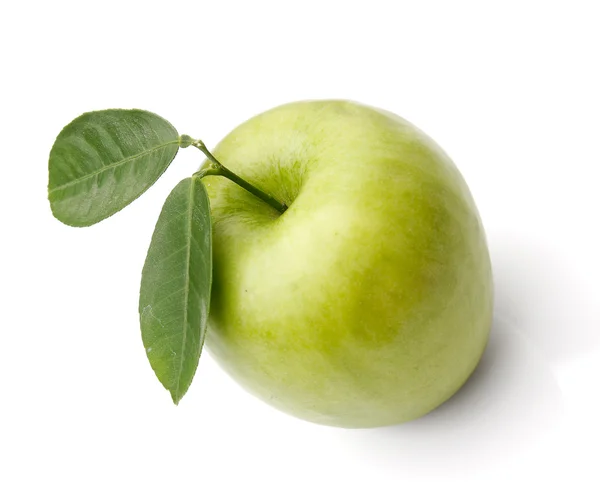 Manzana, aislada sobre fondo blanco —  Fotos de Stock