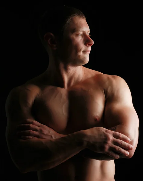 Jeune homme musclé en santé — Photo