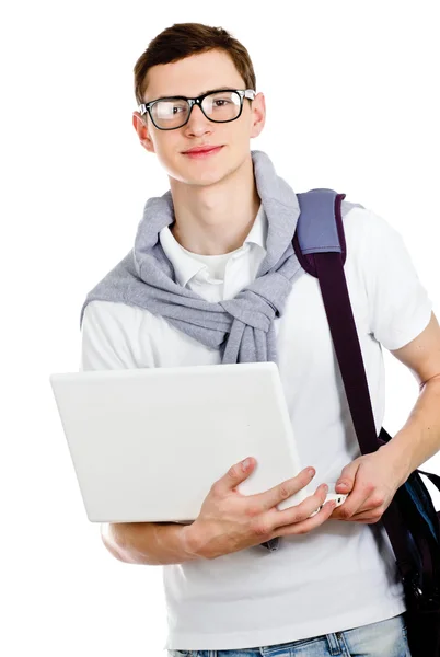 Portrait of a college guy — Stock Photo, Image
