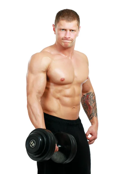 Bello uomo muscoloso — Foto Stock