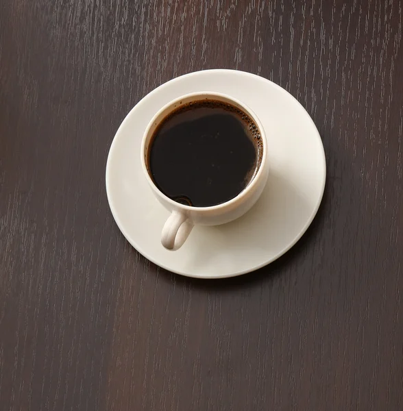 Tazza di caffè sul posto di lavoro — Foto Stock