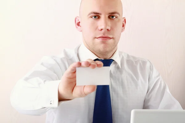 Young handsome business man — Stock Photo, Image