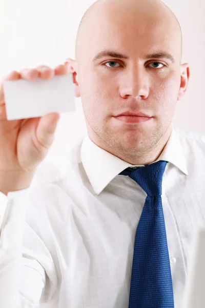 Portrait of young handsome business man — Stock Photo, Image