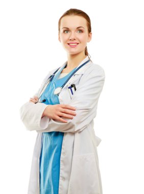 tıbbi doktor gülümseyen