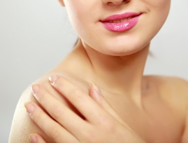 güzel genç kadın portre