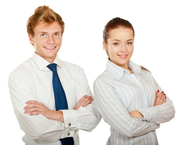 Two business people — Stock Photo, Image