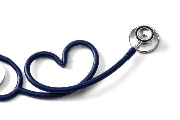 Stethoscope in the form of a heart — Stock Photo, Image