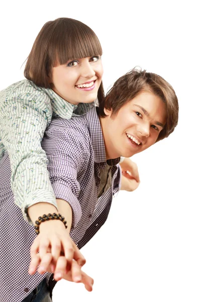 Loving young couple Stock Image