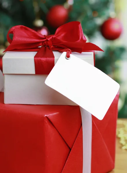 Kerstcadeaudozen. — Stockfoto