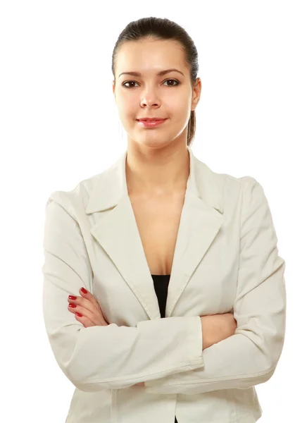 Closeup portret van een succesvolle zakenvrouw — Stockfoto