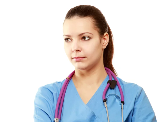 A full-length portrait of a nurse — Stock Photo, Image