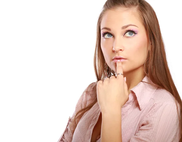 Retrato de mujer joven — Foto de Stock