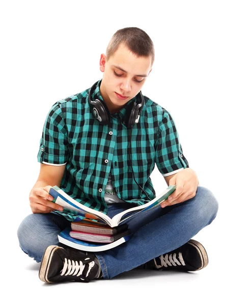 Jovem estudante universitário — Fotografia de Stock