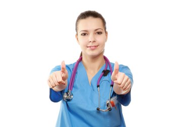 ok gösterilen kadın doktor