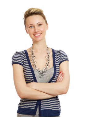 gülümseyen güzel kadın