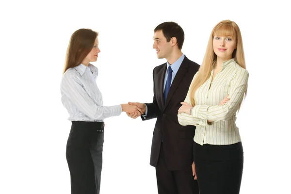 Closeup portrait of a business people — Stock Photo, Image