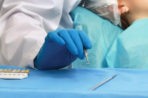 En el dentista — Foto de Stock