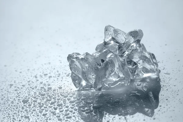 Lód z kropli wody — Zdjęcie stockowe