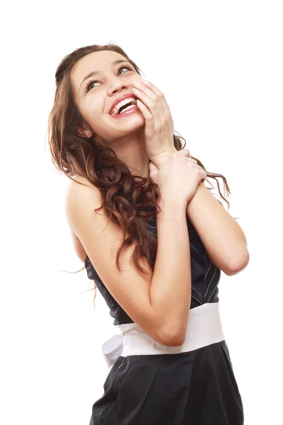 Una chica emocional joven —  Fotos de Stock