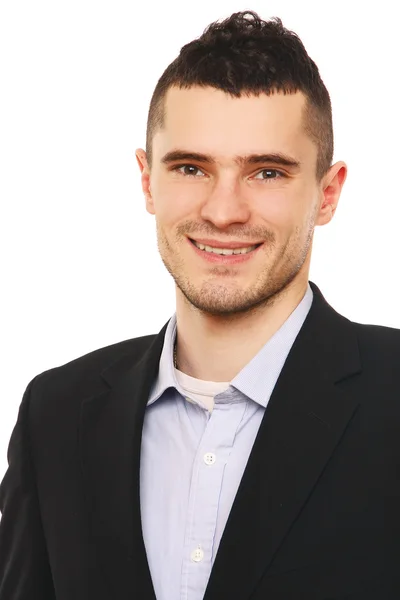 Closeup portrait of a successful young businessman — Stock Photo, Image