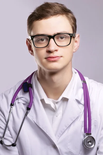 Closeup portrait of a male doctor — Stock Photo, Image