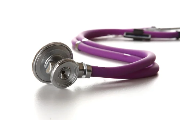 Stethoscope closeup on a white background — Stock Photo, Image