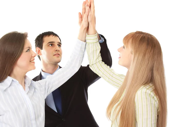 Business people giving high five — Stock Photo, Image