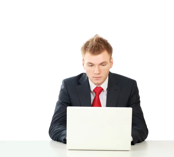 Portrait of a happy young businessman — Stock Photo, Image