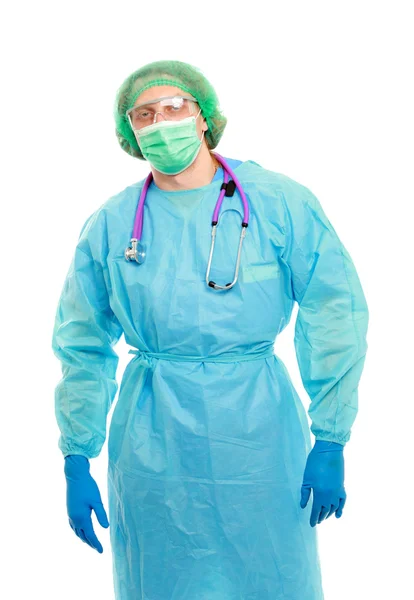 Closeup portrait of a male surgeon — Stock Photo, Image