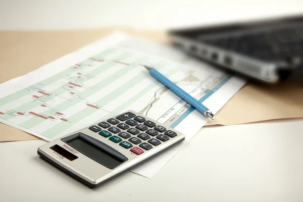 Accounting calculator — Stock Photo, Image