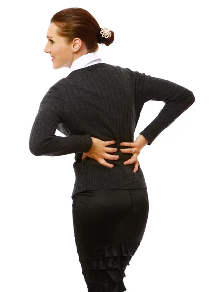 Back-view of a young woman — Stock Photo, Image
