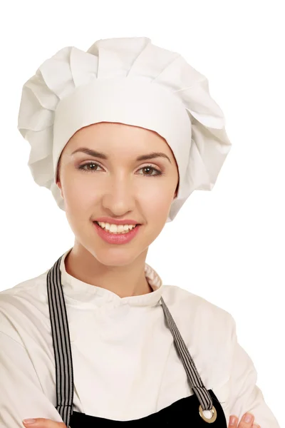 Attractive cook woman — Stock Photo, Image