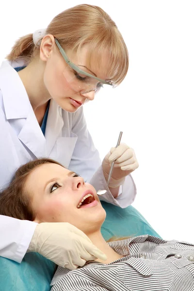 Examen des dents du patient — Photo