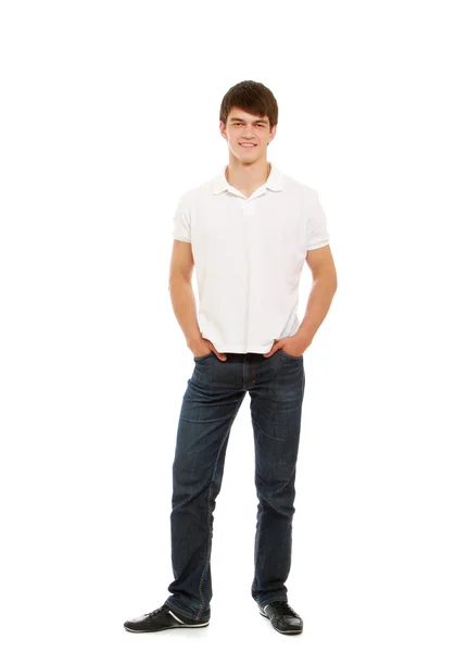 Full-length portrait of a young man — Stock Photo, Image