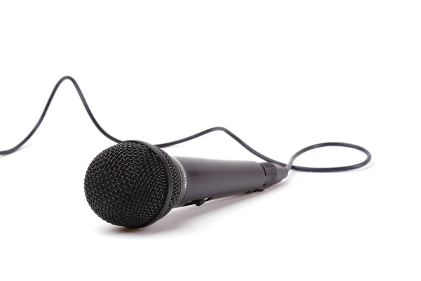 Bir mikrofon görüntüsünü — Stok fotoğraf