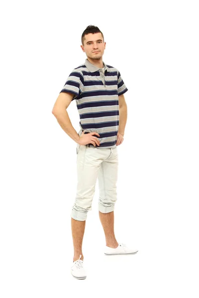 Full length portrait of a stylish young man — Stock Photo, Image