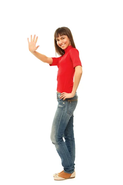 Portrait of a young woman feeling free — Stock Photo, Image