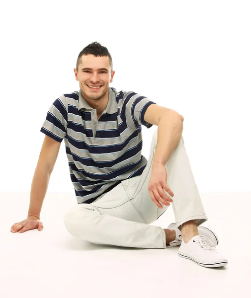 A handsome man sitting — Stock Photo, Image