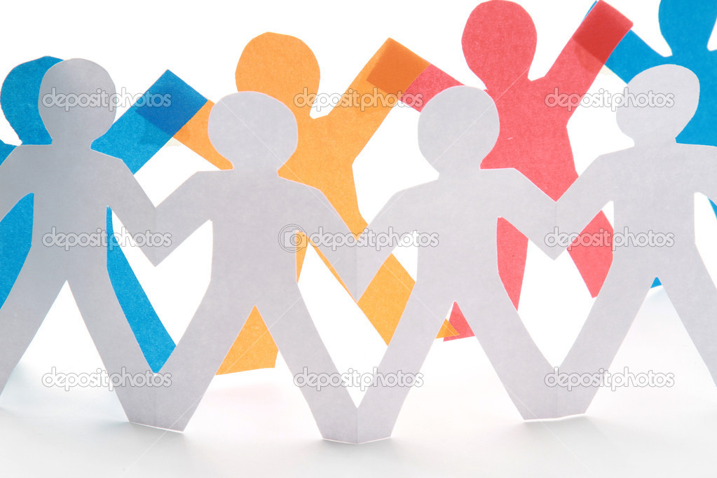 Papier Menschen Papier Menschen