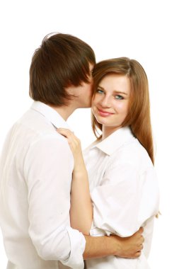 adam ve kadın kucaklama.