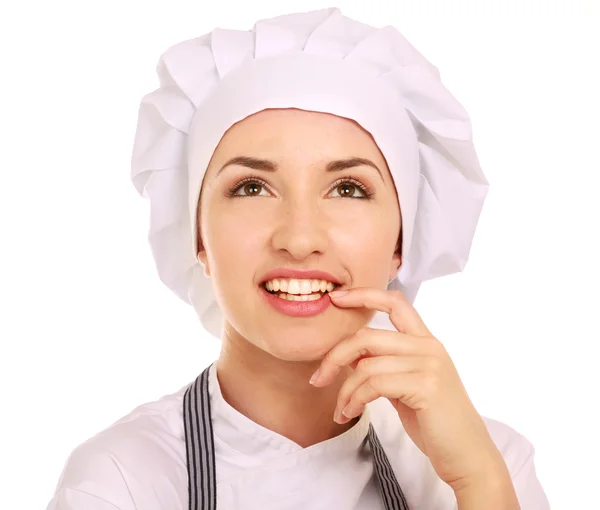 Mujer atractiva cocinera —  Fotos de Stock