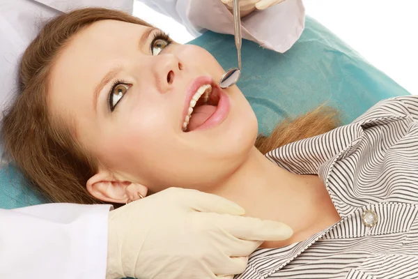 At the dentist's, closeup — Stock Photo, Image