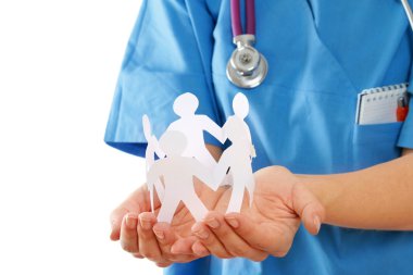 holding kağıt insanlar kadın doktor
