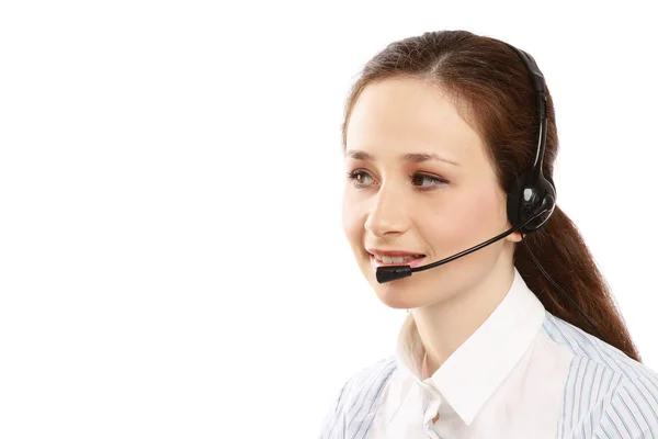 Customer service girl — Stock Photo, Image