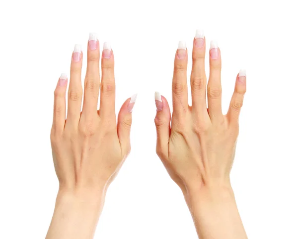 Gepflegte Frauenhände — Stockfoto