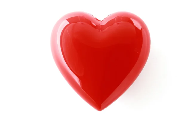 A red heart isolated — Stock Photo, Image