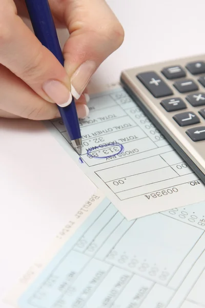 Analyse von Finanzdaten. — Stockfoto